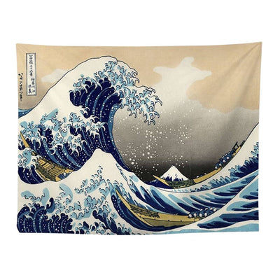 The Great Wave Off Kanagawa Tapestry