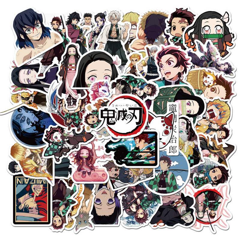 anime mixte autocollants mixed stickers Demon Slayer Tokyo My Hero