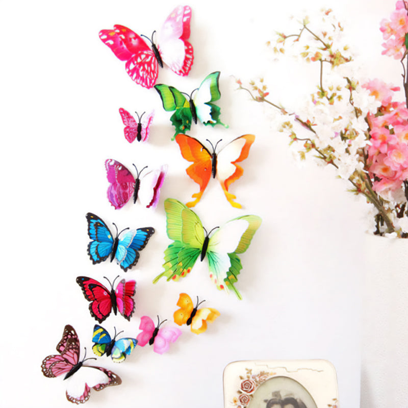 indie butterfly stickers multi