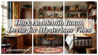 Dark Academia Room Decor for Mysterious Vibes