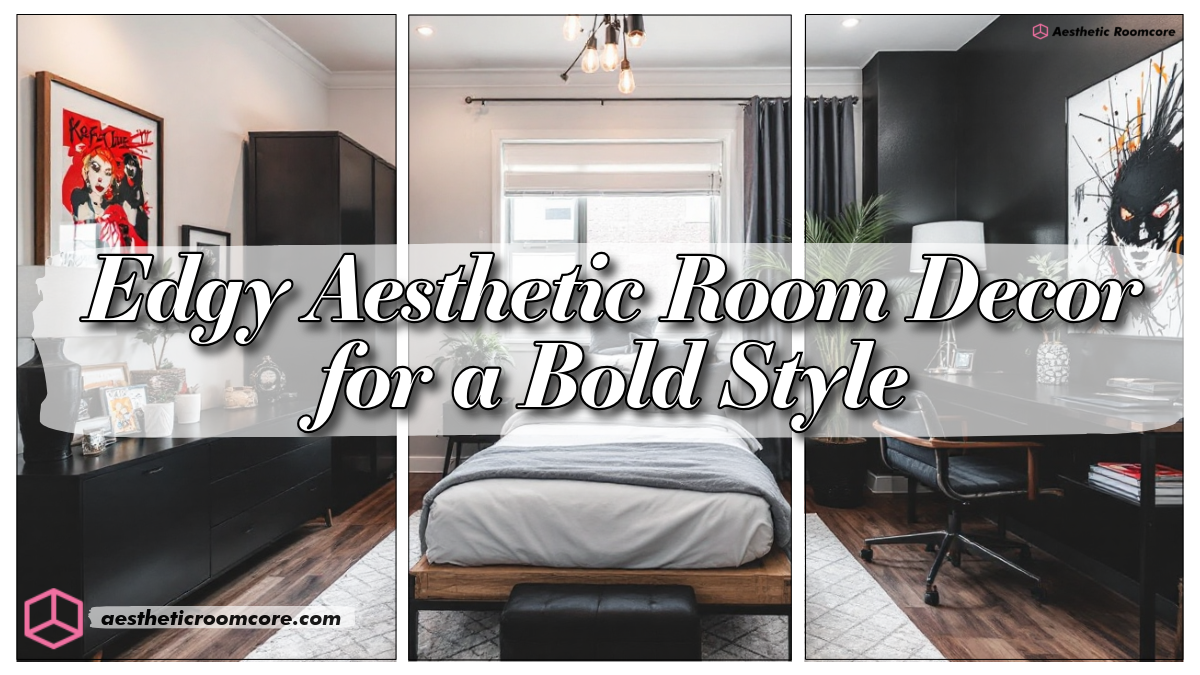 Edgy Aesthetic Room Decor for a Bold Style