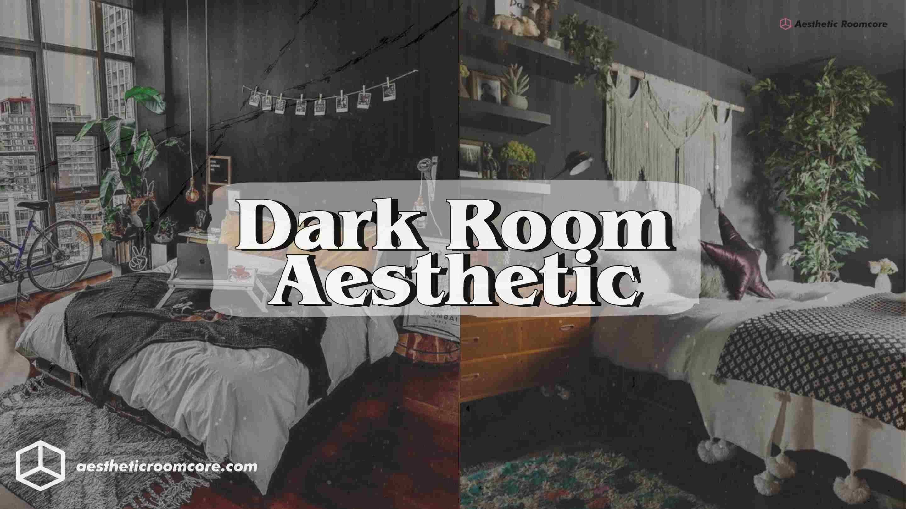 Dark Room Aesthetic | Dark Bedroom Decor Ideas | Aesthetic Roomcore