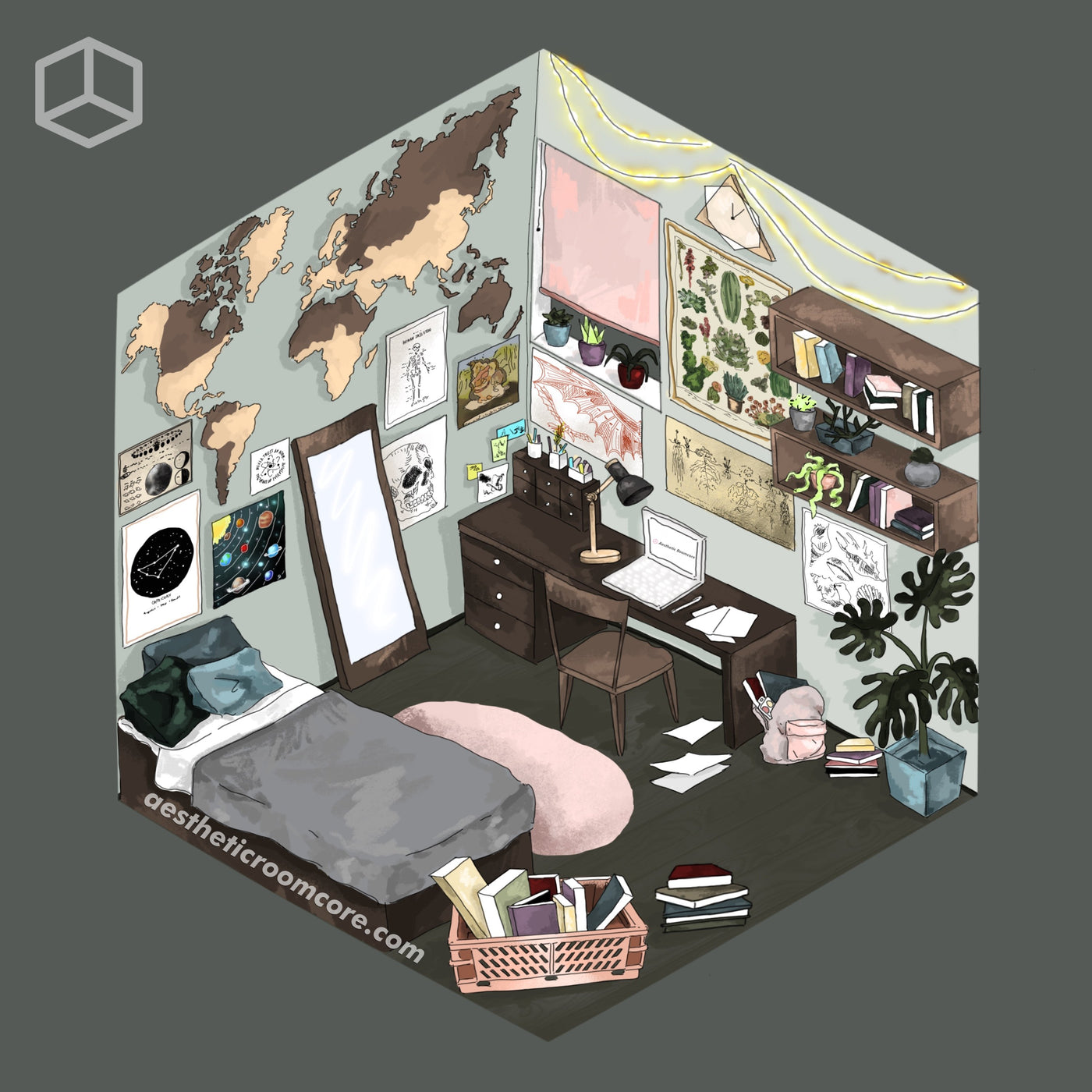 Aesthetic Dorm Room