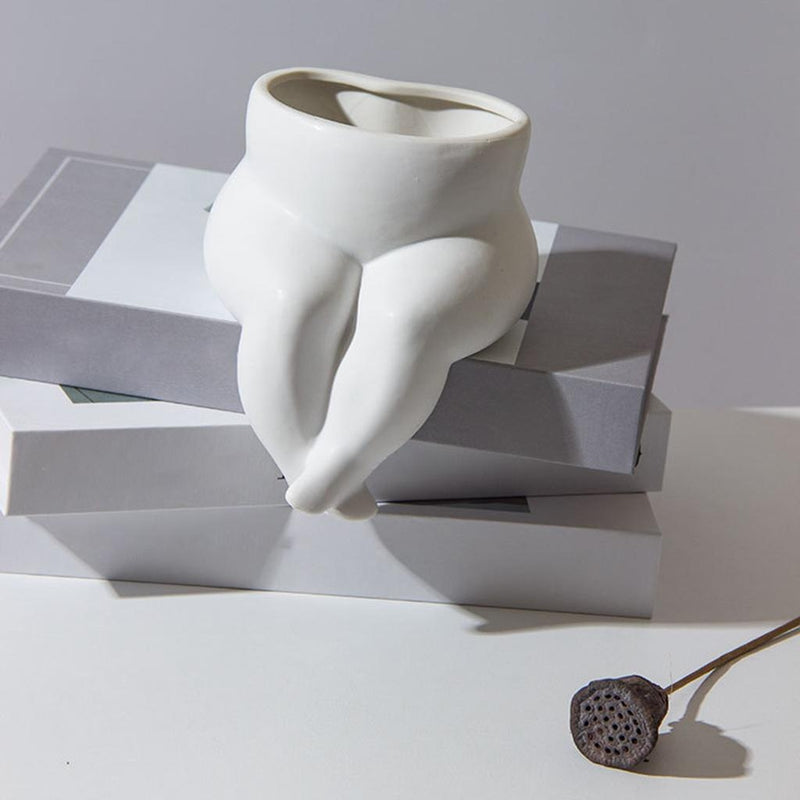 Sculptural Legs Vase | Aesthetic Room Accessories