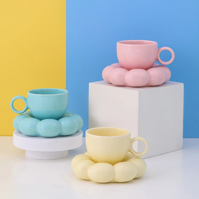 Preppy Bubble Mug | Aesthetic Room Accessories