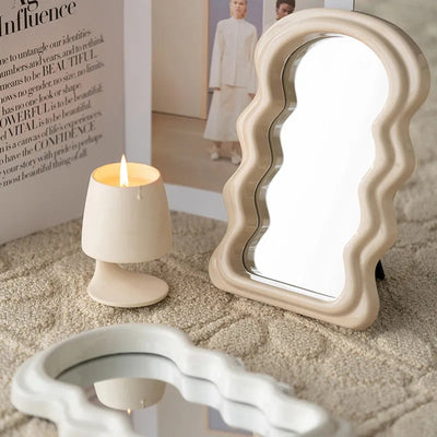Quirk Wave Beauty Mirror | Aesthetic Room Accessories