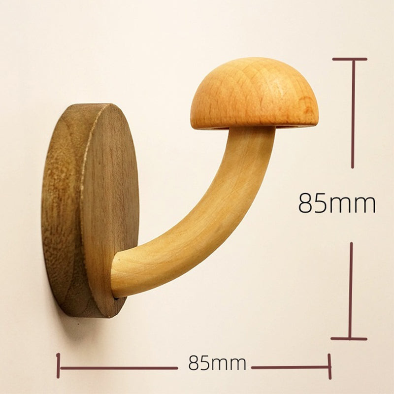 Wooden Mushroom Hook | Aesthetic Room Decor