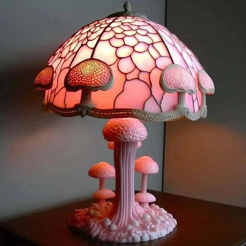 Trippy Mushroom Bedside Lamp | Aesthetic Room Decor