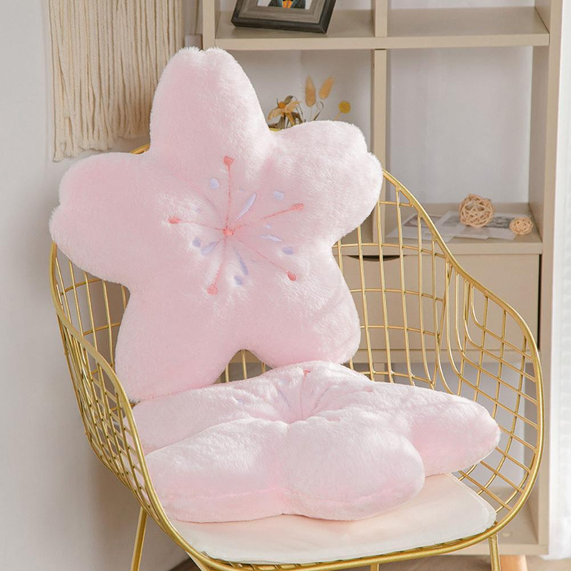 Pink Cherry Blossom Pillow | Aesthetic Room Decor