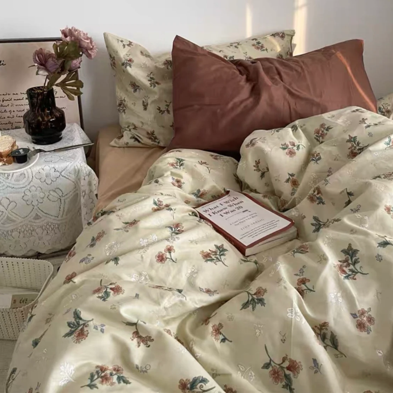Dark Academia Bedding Set Aesthetic Room Decor