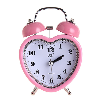 Tick-Free Heart Shape Alarm Clock | Aesthetic Room decor