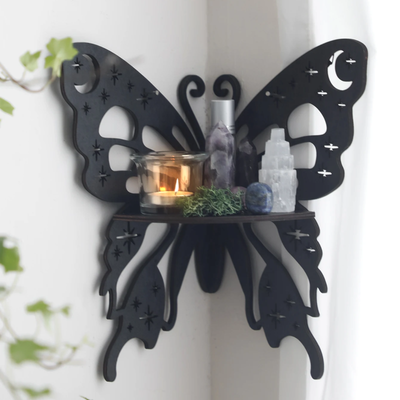 Butterfly Wooden Shelf | Aesthetic Room Decor