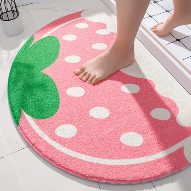 Strawberry Rug | Aesthetic Room Decor