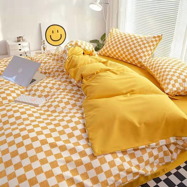 Plaid Bedding Set | Aesthetic Bedding Set