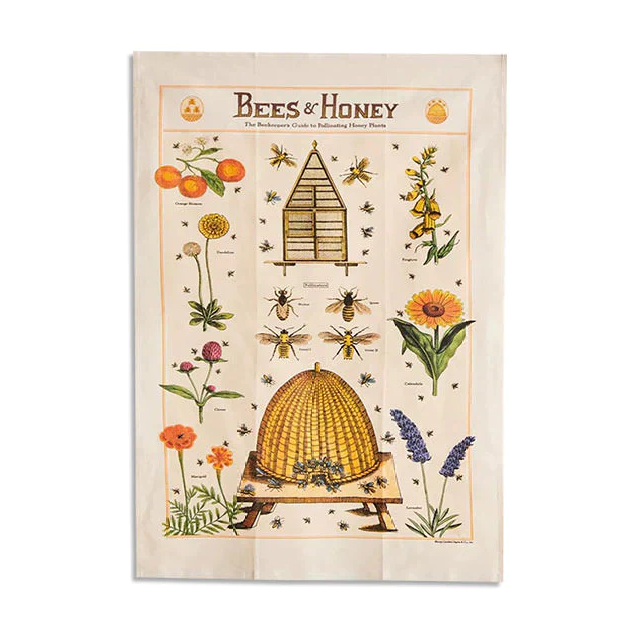 Beehive And Bees Tapestry