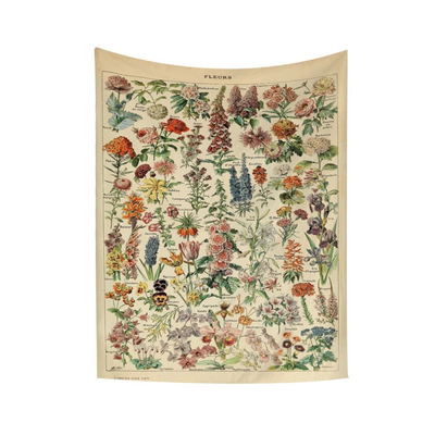 Vintage Flowers Tapestry | Aesthetic Room Decor