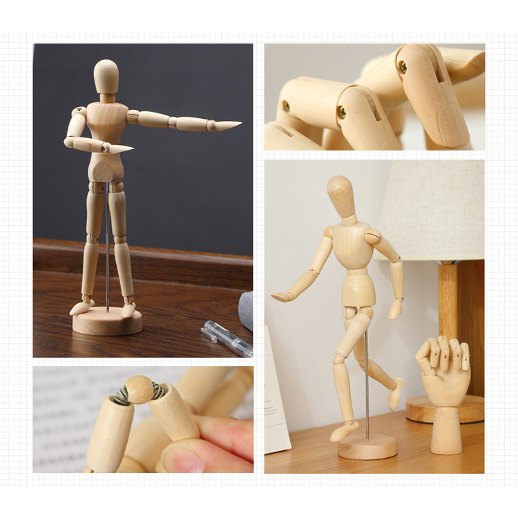 Artsy Wooden Figures | Aesthetic Room Decor