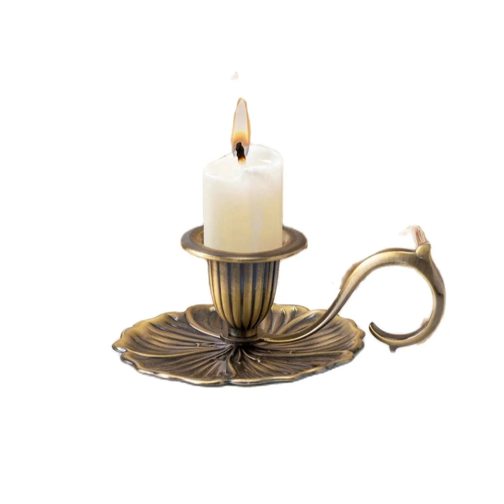 Vintage Style Candle Holder | Aesthetic Roomcore