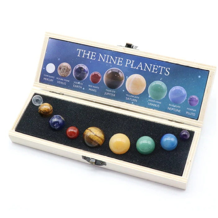 Crystal Stones Solar System | Aesthetic Room Accessories