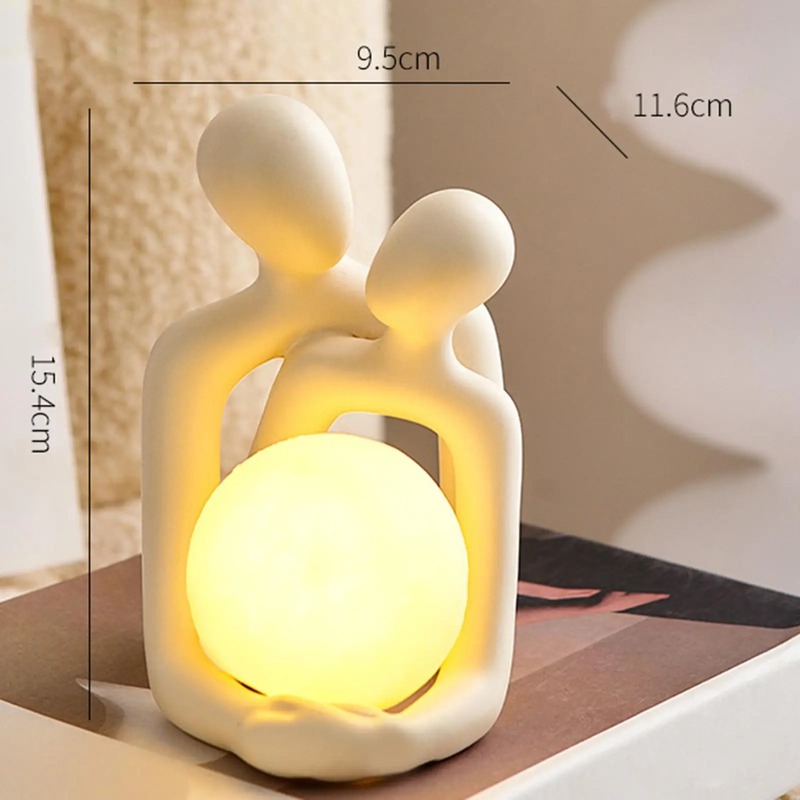 Couple Statute Night Lamp | Aesthetic Room Decor