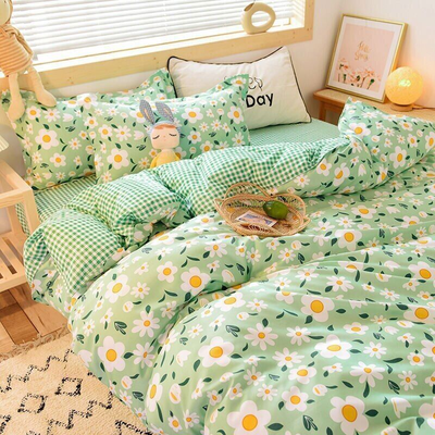 Spring Flowers Bedding Set | Aesthetic Room Decor