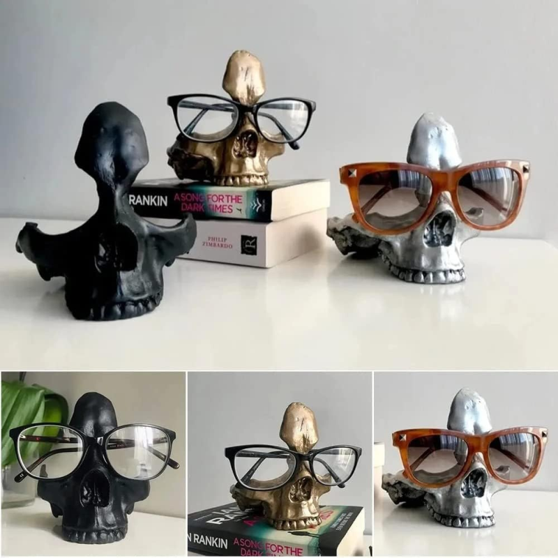 Skull Glasses Display | Aesthetic Room Decor