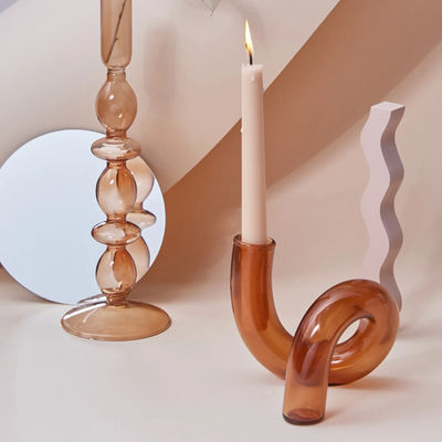 Curly Candle Holder | Aesthetic Room Decor