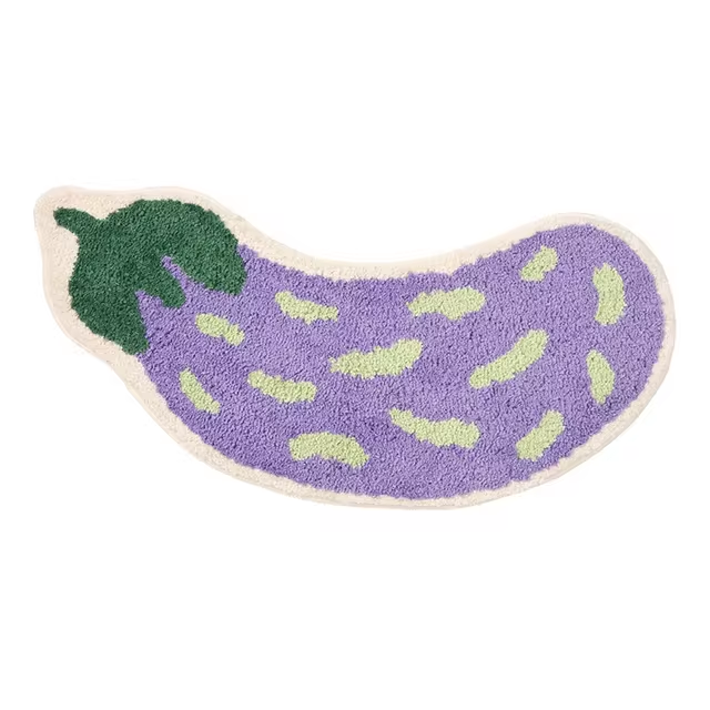 Eggplant Rug | Aesthetic Room Decor