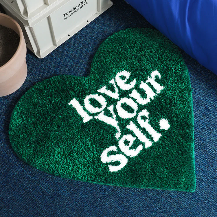 Love Rugs Self Love Rug | Aesthetic Room Decor