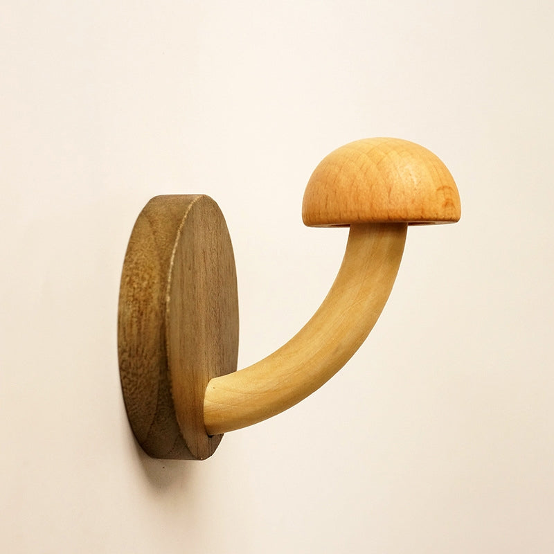 Wooden Mushroom Hook | Aesthetic Room Decor