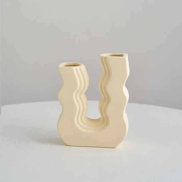 Groovy Ceramic Vase | Aesthetic Room Decor