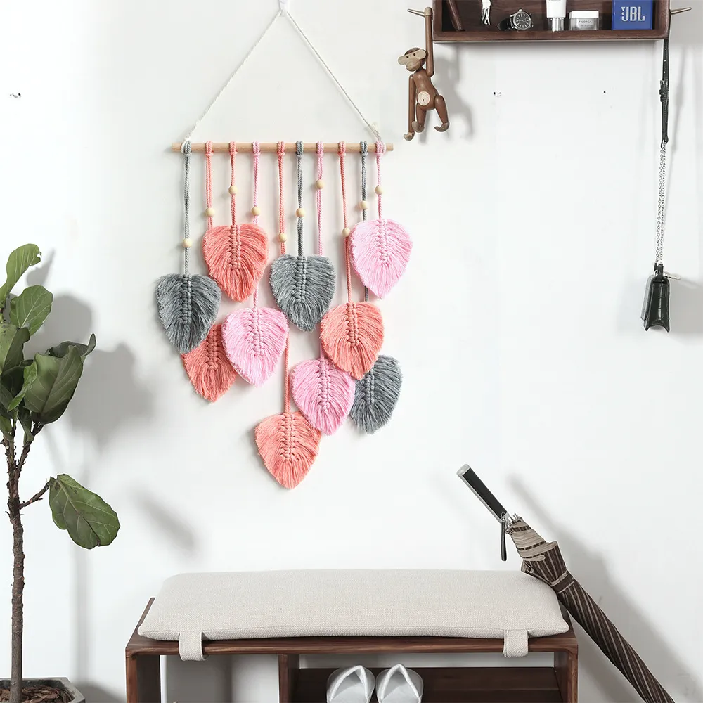Macrame Cottagecore Cottagecore Macrame Wall Hanging | Aesthetic Room Decor