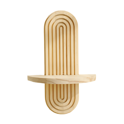 Wooden Rainbow Shelf | Aesthetic Room Decor