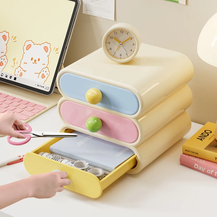 Stationery Desktop Organizer | Aesthetic Room Decor

