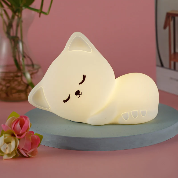 Glowing Kitty Night Lamp | Aesthetic Room Decor