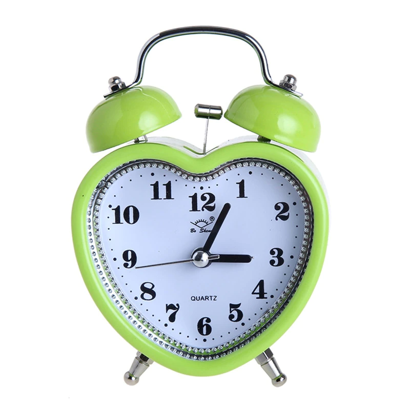 Tick-Free Heart Shape Alarm Clock | Aesthetic Room decor