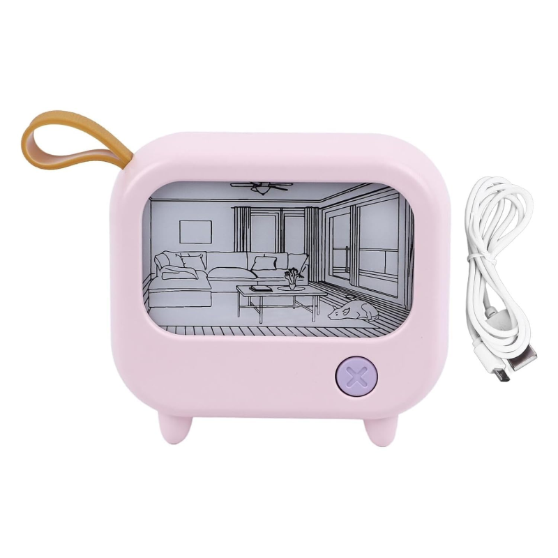 Mini TV Night Light | Aesthetic Room Decor