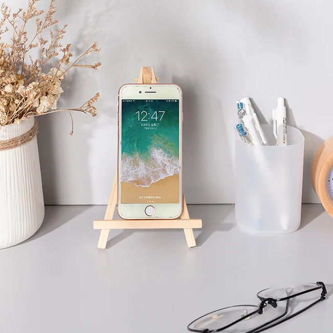 Adjustable Wooden Tablet Stand | Aesthetic Room Decor