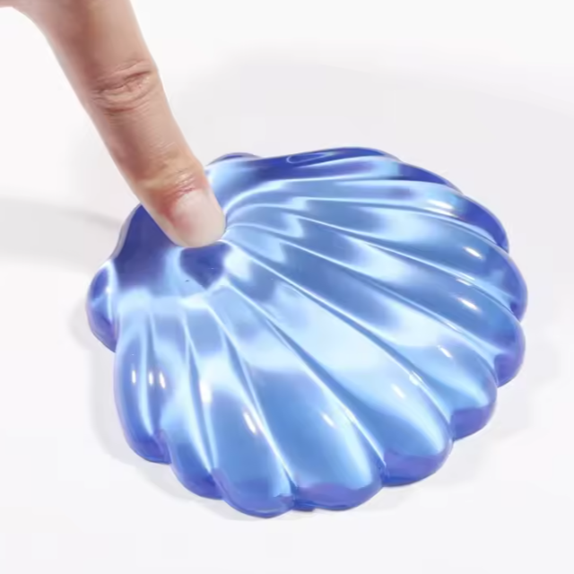 Clear Shell Wrist Rest Pad – Cute Aesthetic Room Decor for Desk Setup ...