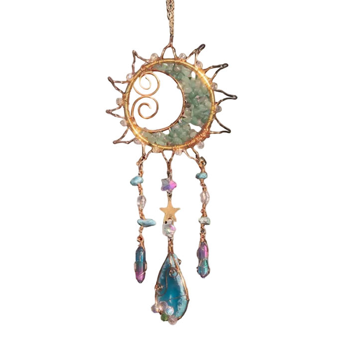 Crystal Moon Suncatcher