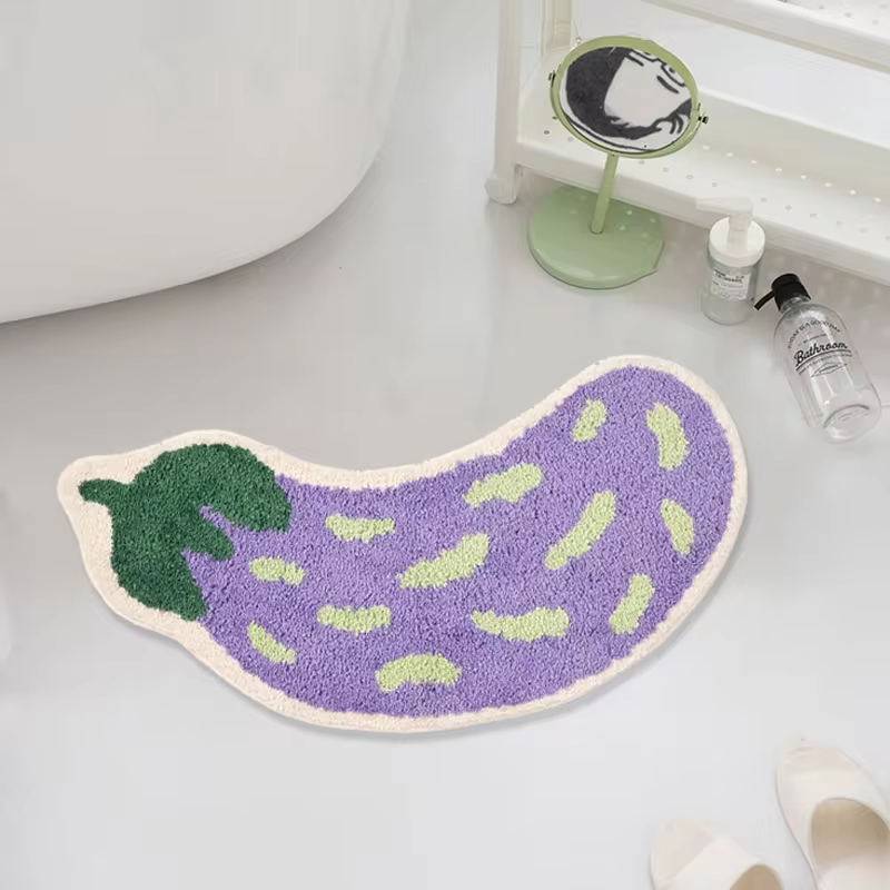 Eggplant Rug | Aesthetic Room Decor