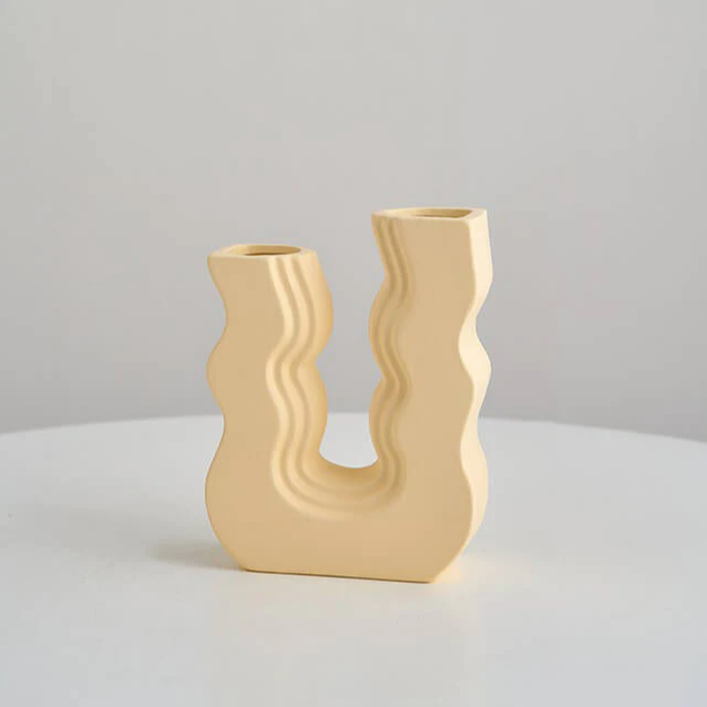 Groovy Ceramic Vase | Aesthetic Room Decor