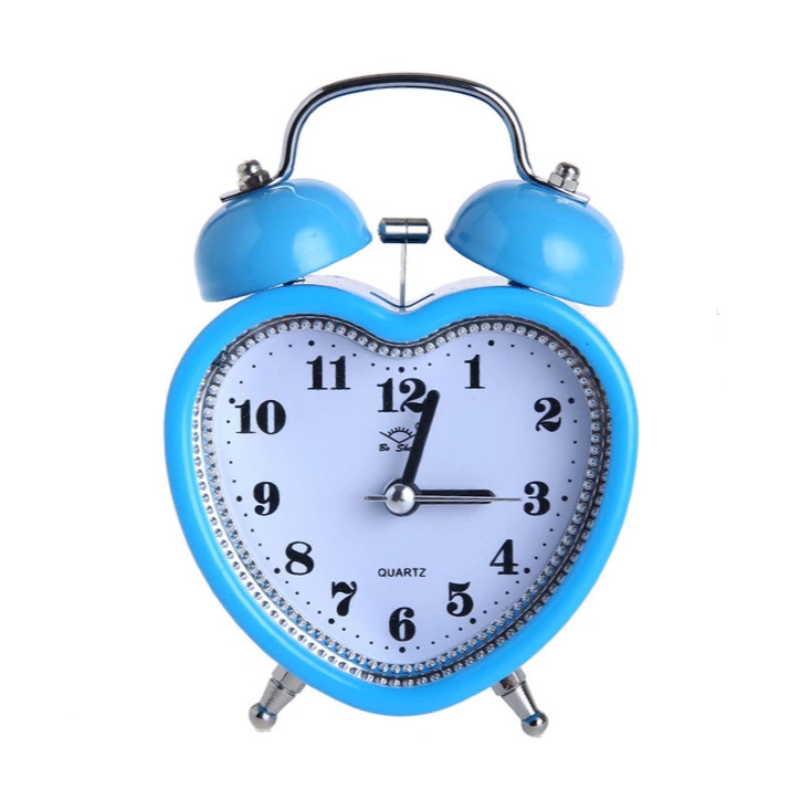 Tick-Free Heart Shape Alarm Clock | Aesthetic Room decor