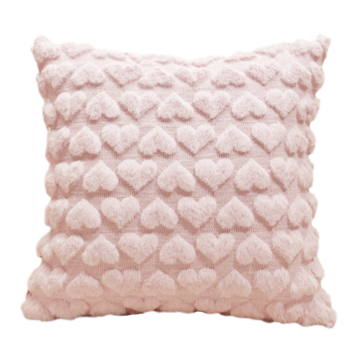 Soft Hearts Pillow Case | Aesthetic Room Decor
