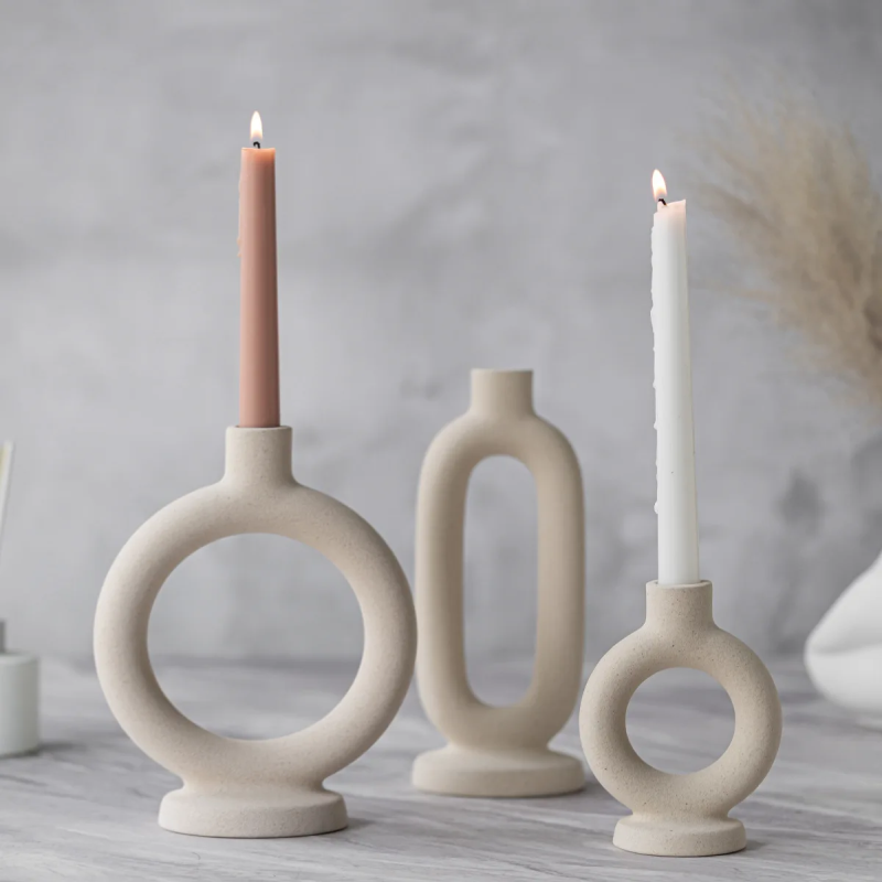 Circle Candle Holder | Aesthetic Room Decor