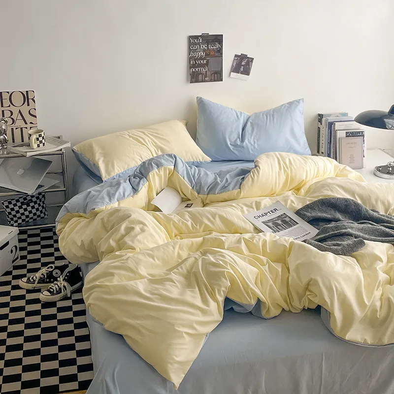 Dual Color Bedding Set | Aesthetic Room Decor