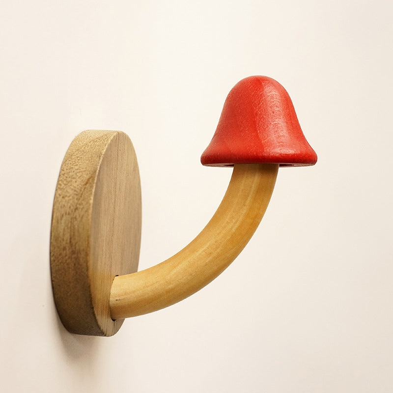 Wooden Mushroom Hook | Aesthetic Room Decor