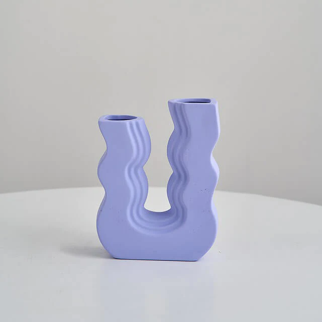 Groovy Ceramic Vase | Aesthetic Room Decor