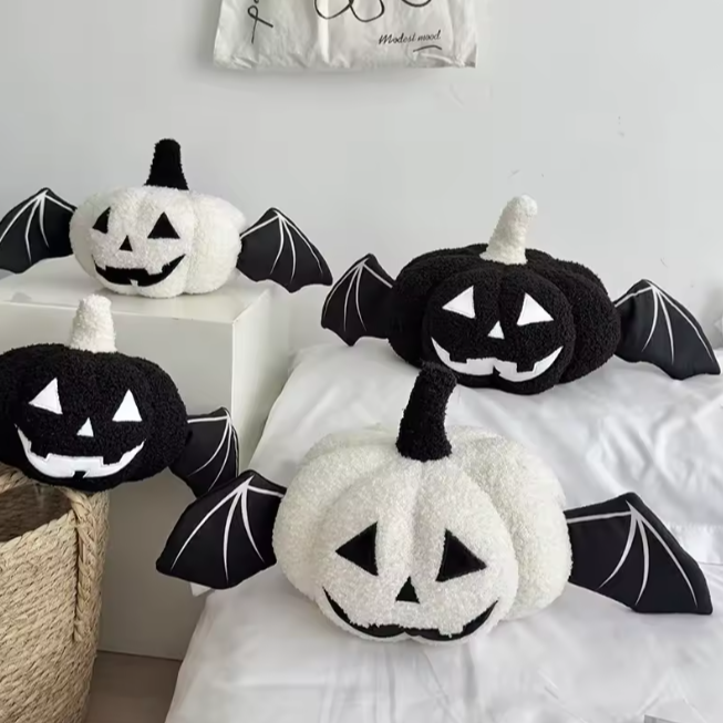 Halloween Pumpkin Cushion | Aesthetic Room Decor