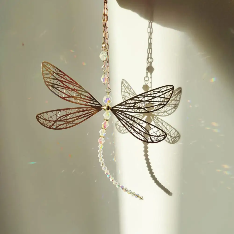 Dragonfly Crystal Sun Catcher